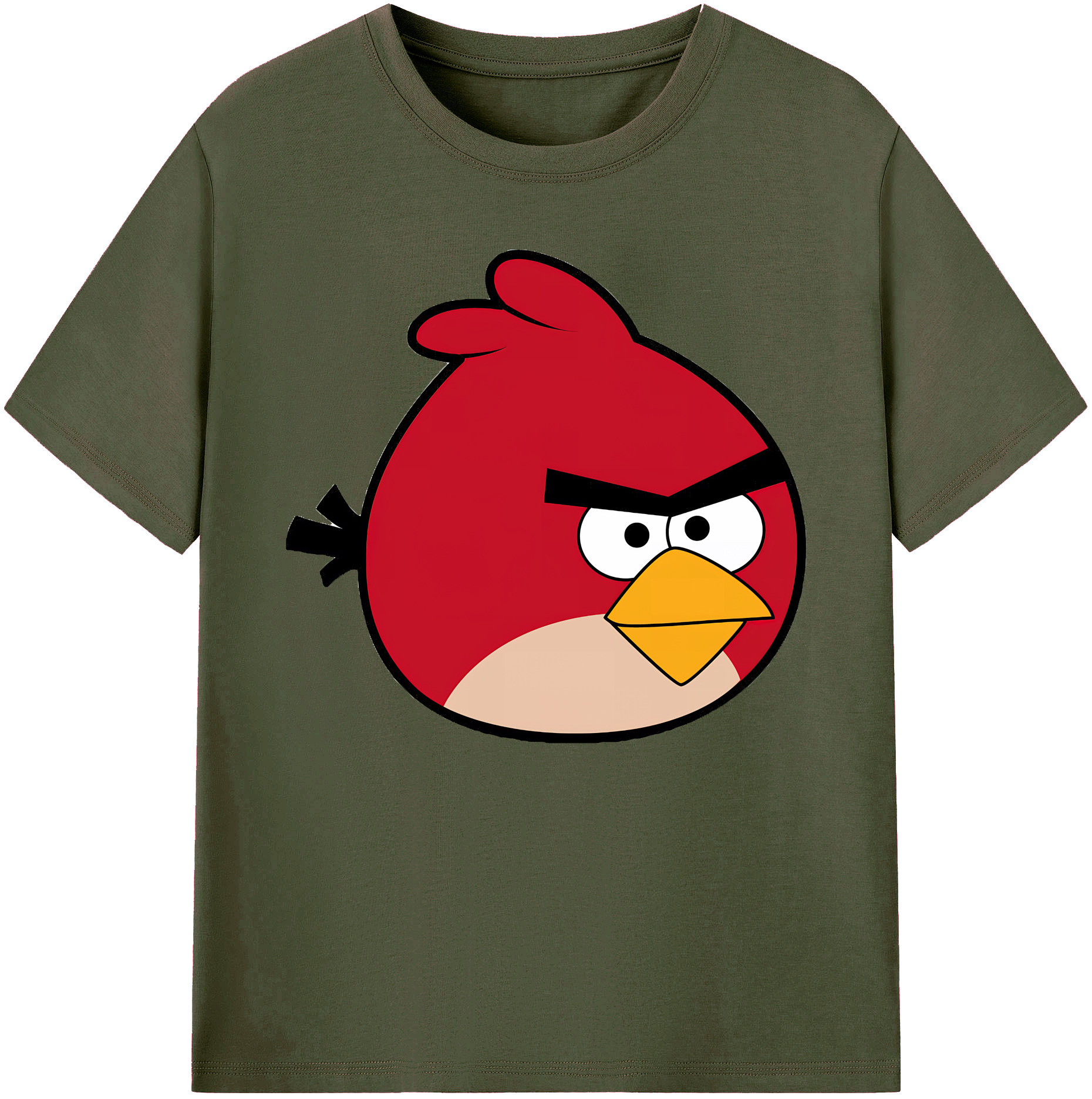 （画像用） Angry Birds アングリーバード 綿100％ メンズ半袖Tシャツ｜肌触りやわらか＆通気性